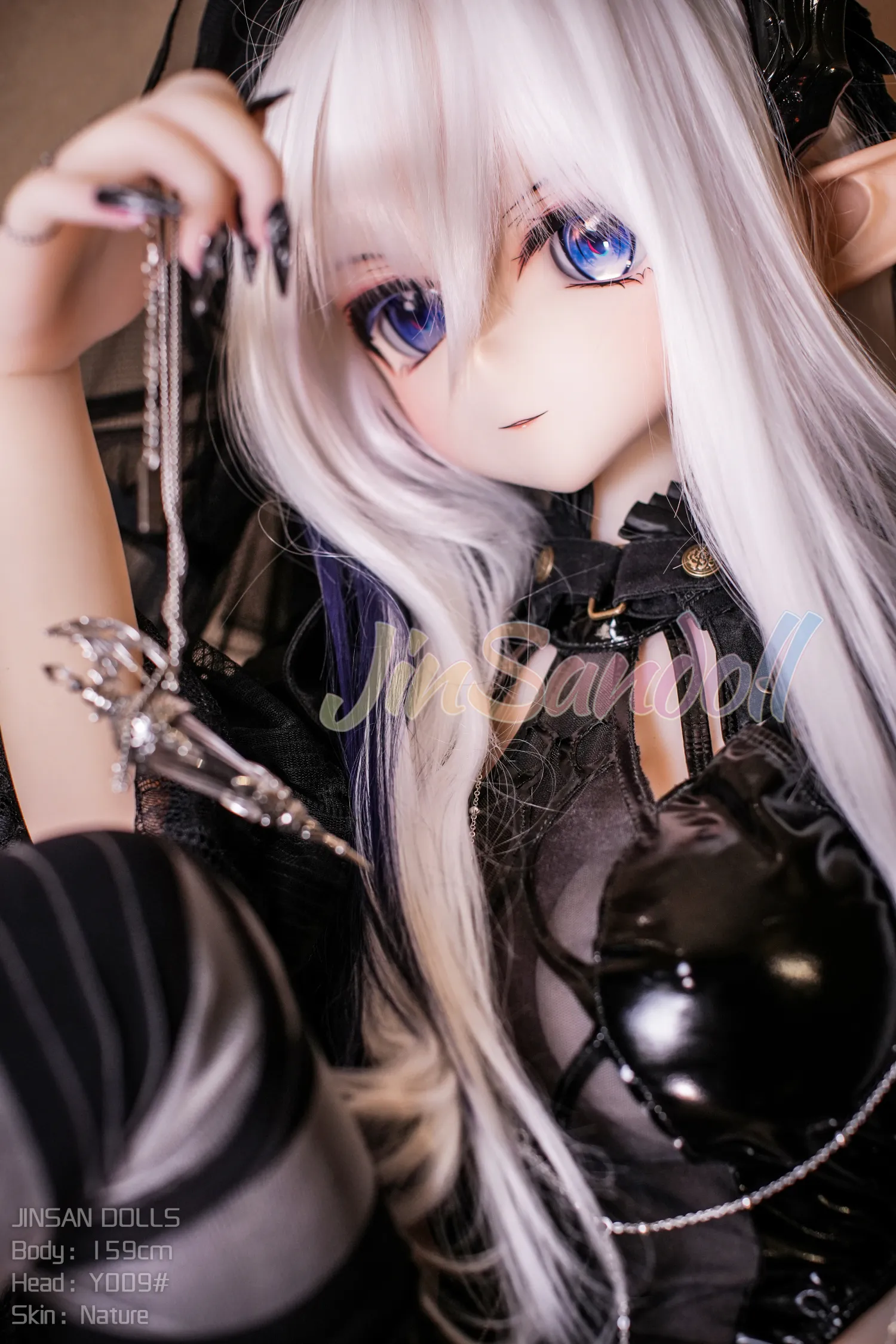 159cm (5ft3) H-Cup Anime réaliste PVC et S-TPE Poupée sexuelle Tête #Y009
